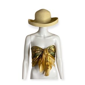 Sun N Sand Paper Braid Up Brim Hat 4” UPF 50+